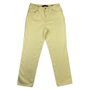 Gloria Vanderbilt Yellow Jeans Size 14 Pants A0020